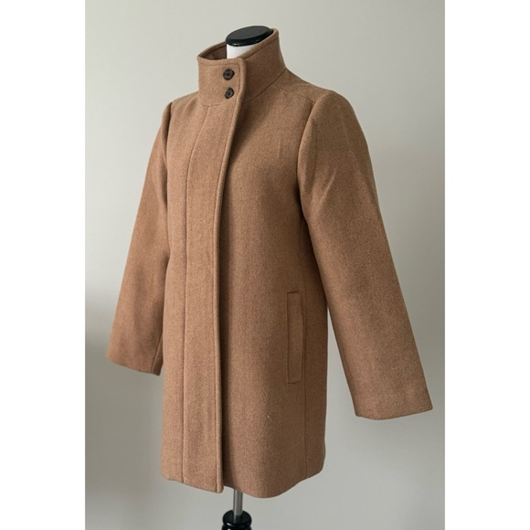 J.Crew Factory Button-Neck City Coat - Picture 6 of 11